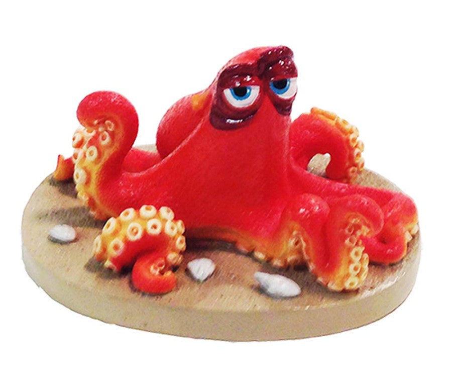 Disney Finding Dory Hank the Octopus on the Sand Statue Beige/Orange 1ea/Mini