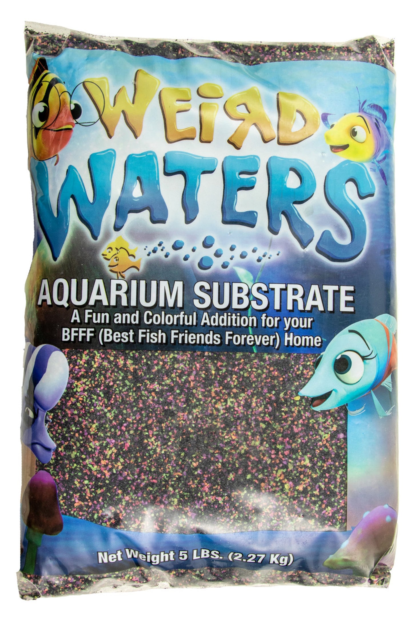 Estes Weird Waters Aquarium Substrate Sand Black 6ea/5 lb