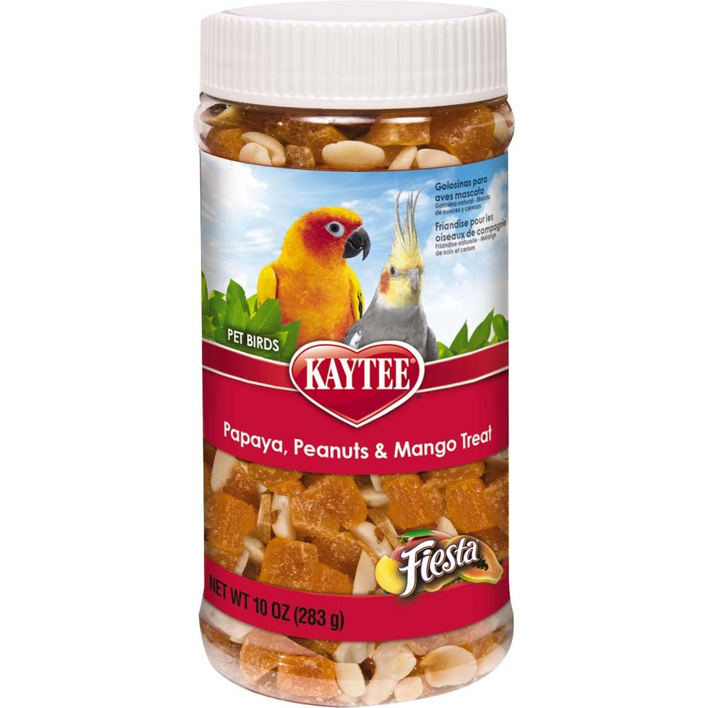 Kaytee Papaya, Peanuts and Mango Treat Jar for All Pet Birds 1ea/10 oz