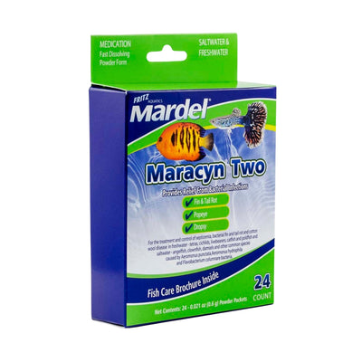 Mardel Maracyn 2 Antibacterial Medication 1ea/0.021 oz, 24 ct