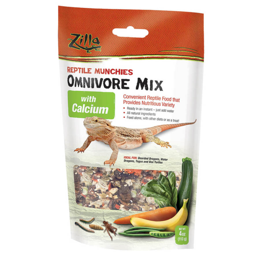 Zilla Reptile Munchies Omnivore with Calcium 1ea/4 oz