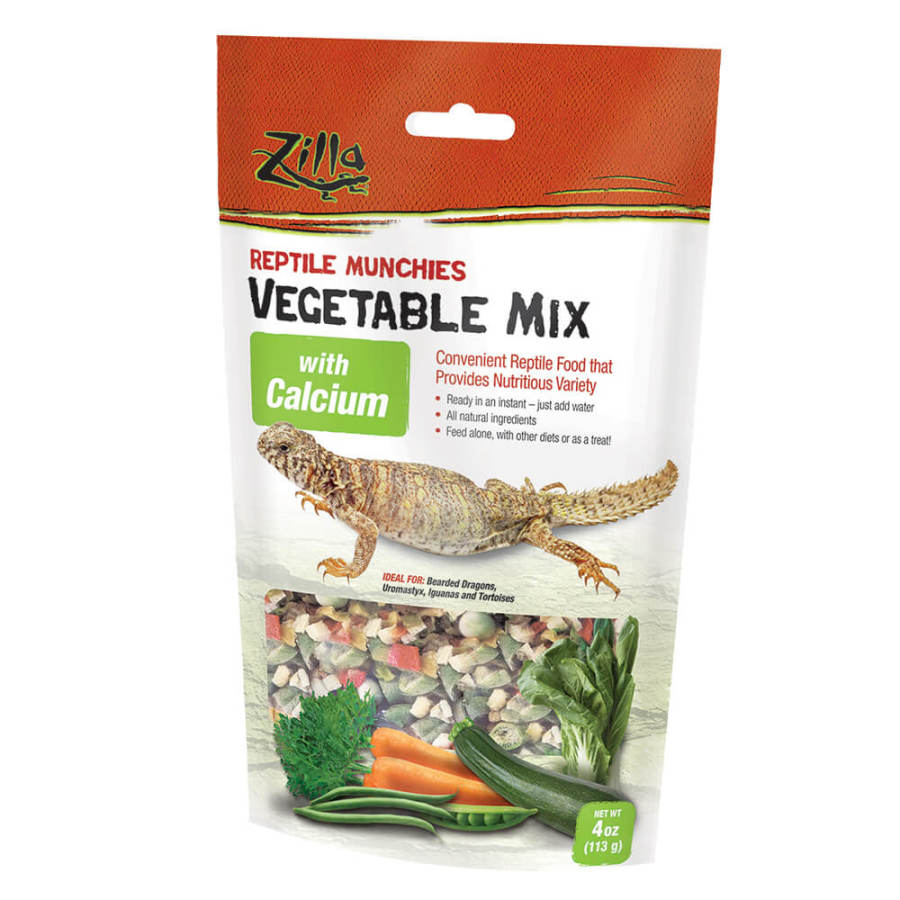 Zilla Reptile Munchies Vegetable Mix with Calcium 1ea/4 oz