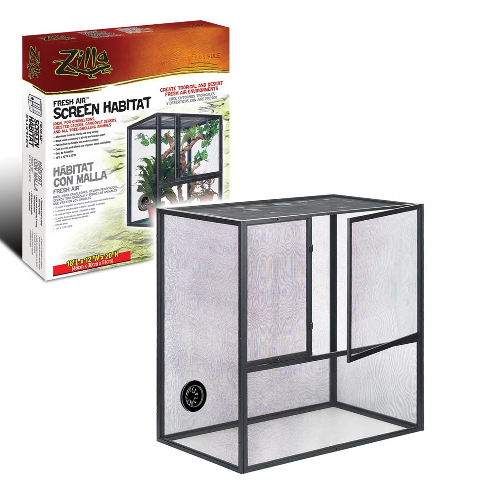 Zilla Fresh Air Screen Habitat 1ea/SMall