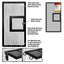 Zilla Screen Covers with Hinged Door 1ea/24 X 12 in