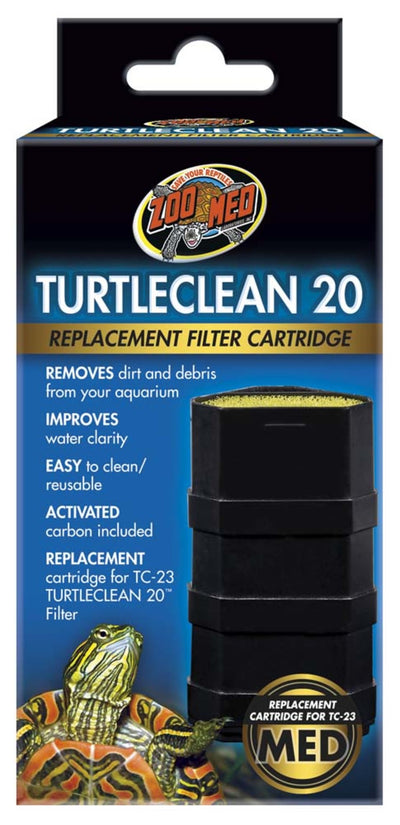 Zoo Med TurtleClean 20 Replacement Filter Cartridge 1ea/MD