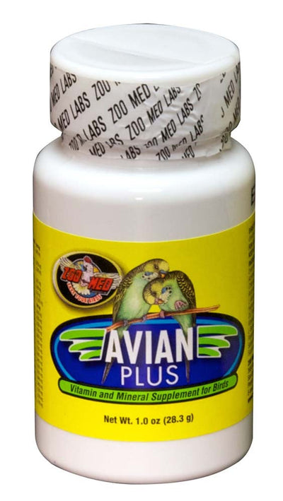 Zoo Med Avian Plus Vitamin and Mineral Bird Supplement 1ea/1 oz