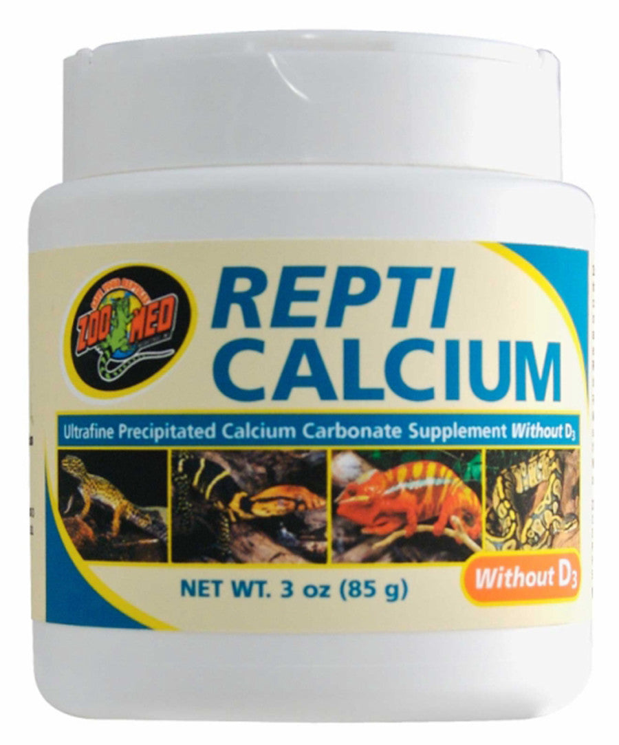 Zoo Med Repti Calcium without Vitamin D3 Reptile Supplement 1ea/3 oz