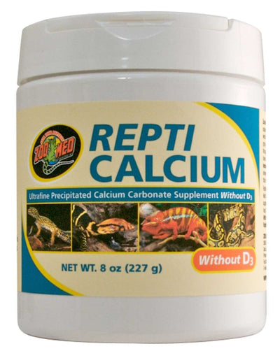 Zoo Med Repti Calcium without Vitamin D3 Reptile Supplement 1ea/8 oz