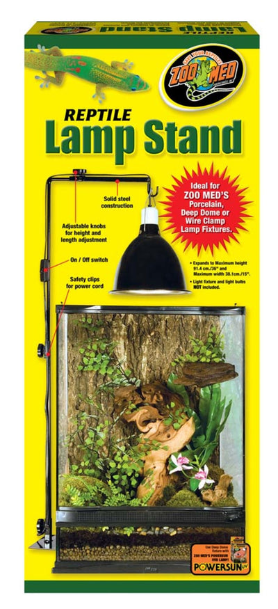 Zoo Med Reptile Lamp Stand Black 1ea/LG