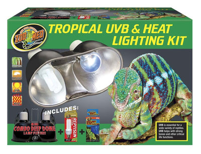 Zoo Med Tropical UVB & Heat Lighting Kit 1ea