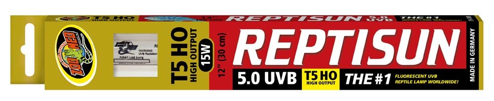 Zoo Med ReptiSun 5.0 UVB T5 HO High Output Linear Lamp White 1ea/12 in