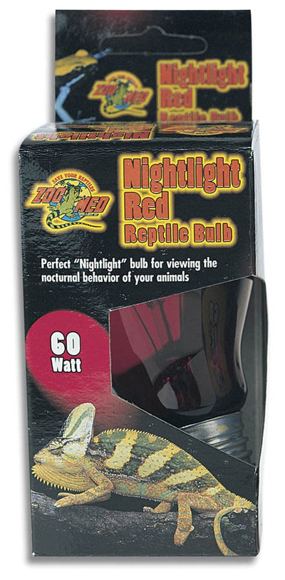 Zoo Med Nightlight Red Reptile Bulb Red 1ea/60 W