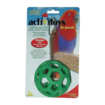 JW Pet ActiviToy Hol-ee Roller Bird Toy Multi-Color 1ea/LG