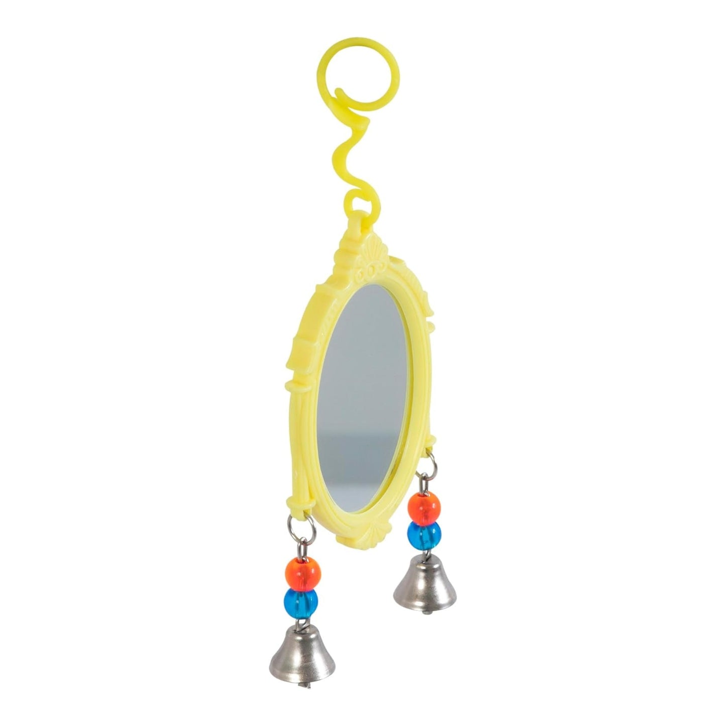 JW Pet ActiviToy Fancy Mirror Bird Toy Multi-Color 1ea/SM/MD