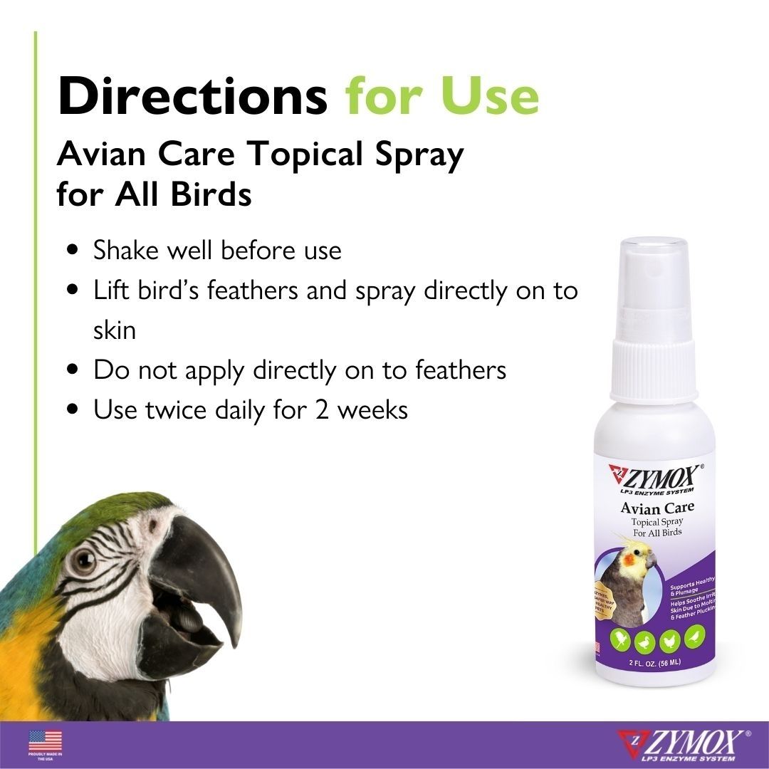 Zymox Avian Care Topical Solution Spray 1ea/2 oz