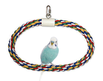 JW Pet Swing N Perch Ring Multi-Color 1ea/MD