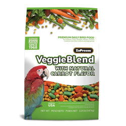 ZuPreem VeggieBlend Bird Food Parrots & Conures 1ea/3.25 lb