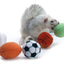 Marshall Pet Products Ferret Sport Balls Assorted 1ea/2 in, 2 pk