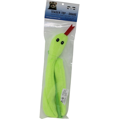 Marshall Pet Products Ferret Teaser Snake Toy Green 1ea/One Size