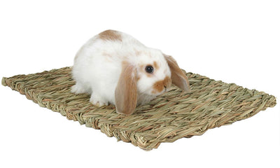 Marshall Pet Products Woven Grass Mat for Small Animals Yellow 1ea