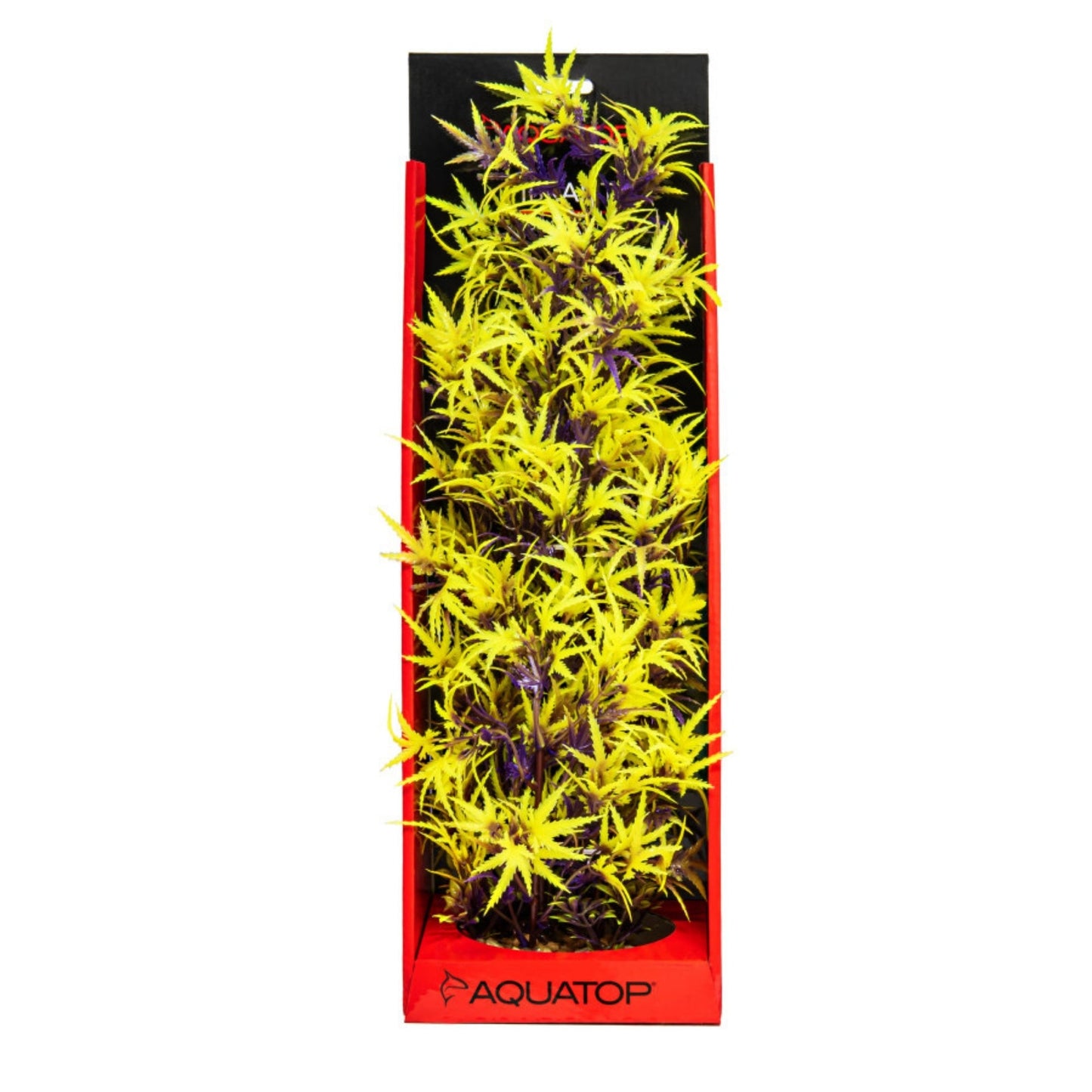 Aquatop Aquatop Vibrant Fluorescent Cannabis Plant Olive, 1ea/16 in